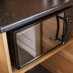 Microwave and Fridge